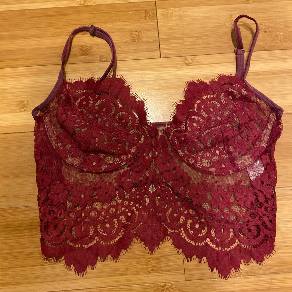 For Love And Lemons lace underwire bralette